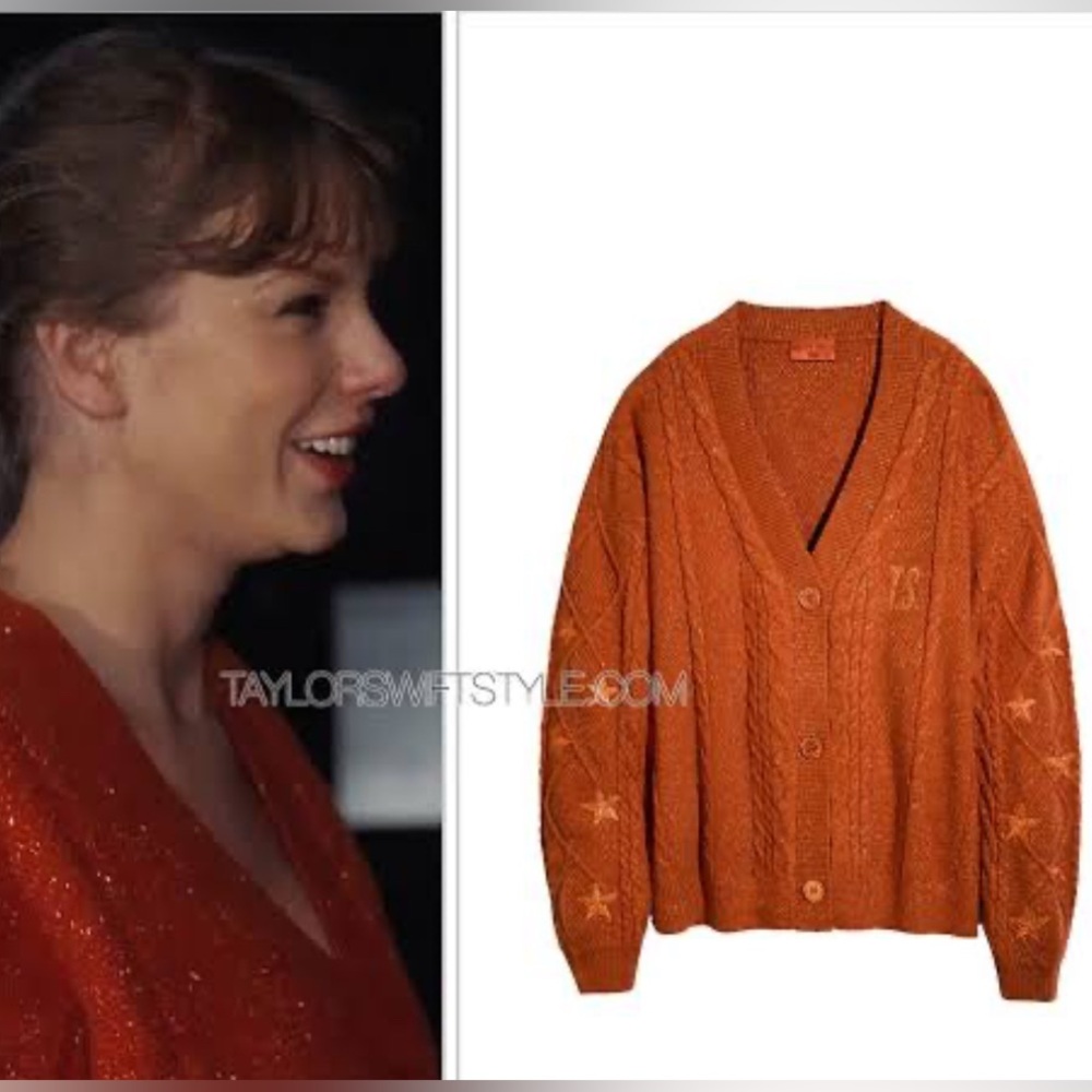 NWT, Official Taylor Swift The Life Of A Showgirl Cardigan. Size xs/sm